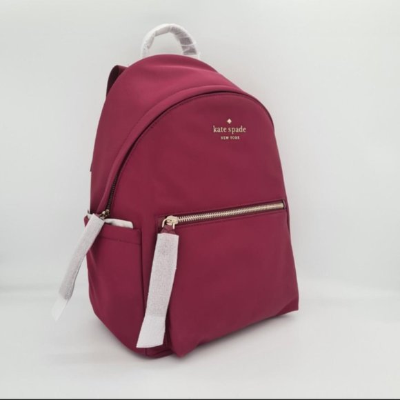 Kate Spade Chelsea Medium Backpack Blackberry Preserve - Picture 8 of 10